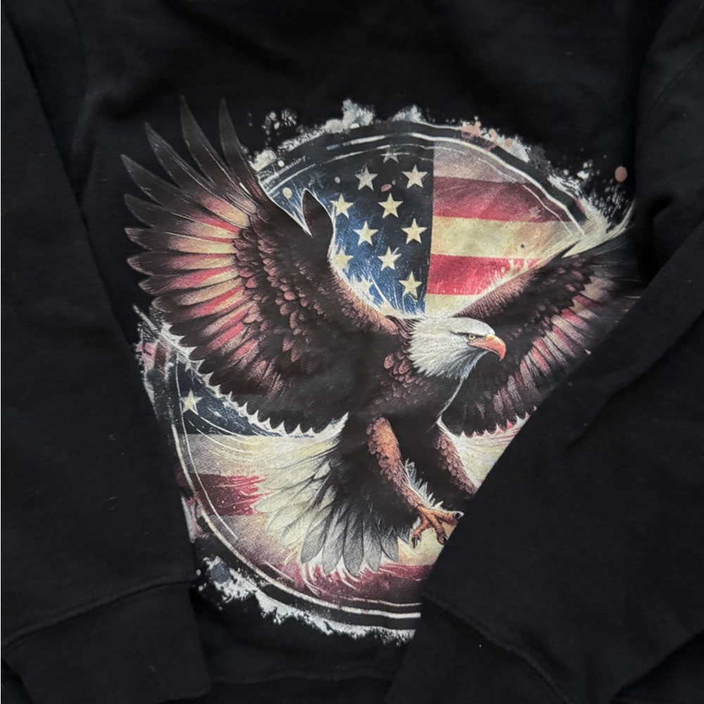 Black Eagle Graphic Men's Sweater